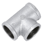 Malleable iron tees & crosses fitting — EN 10242 compliant